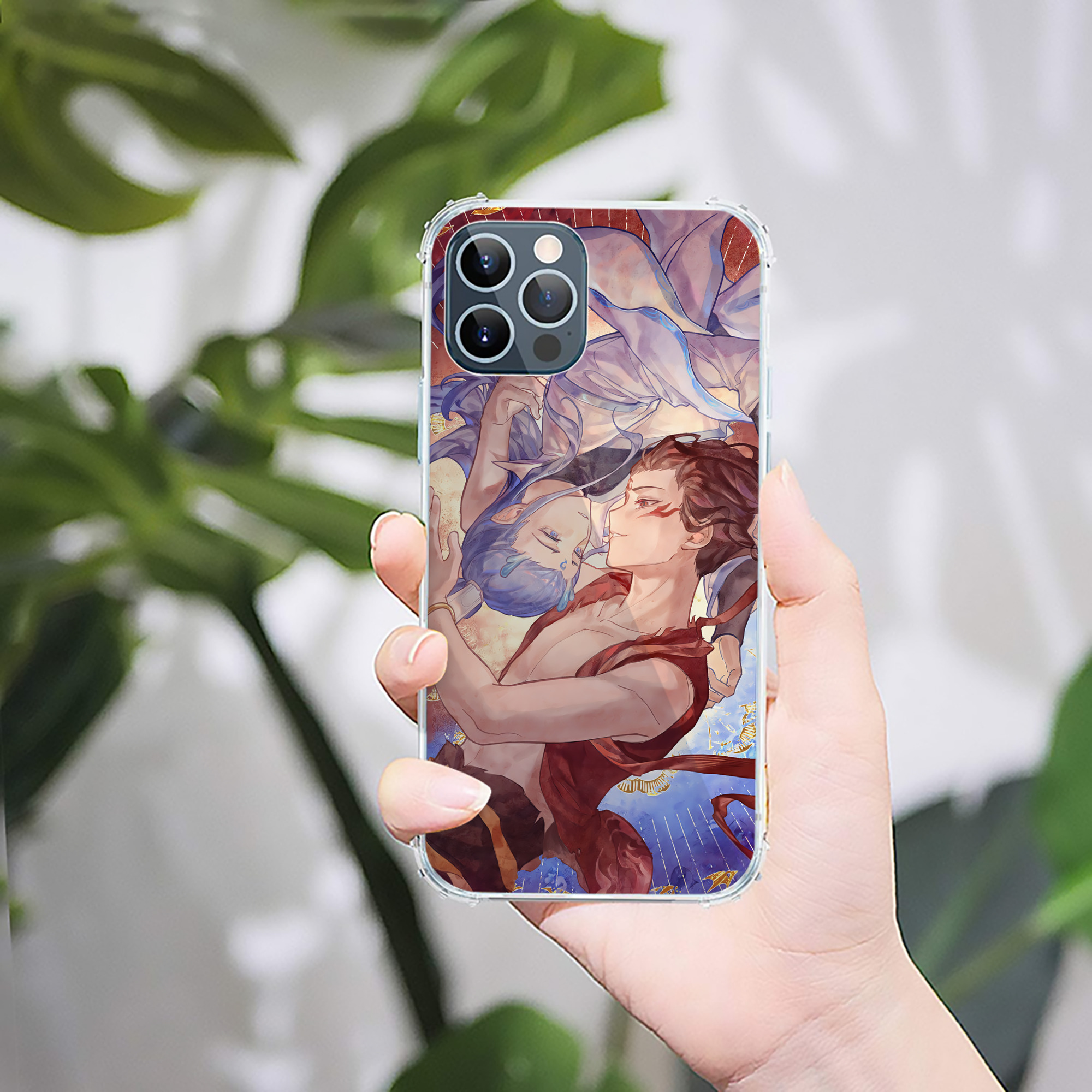 （画像用） Ne Zha 2 ナタ 魔童の大暴れ 【iPhone 12シリーズ対応】透明スマホケース（クリアソフトケース）